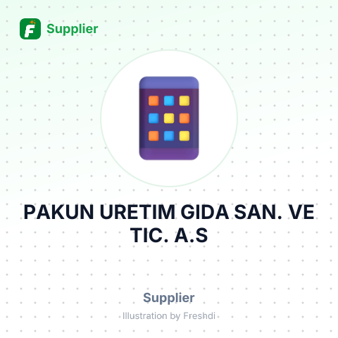 PAKUN URETIM GIDA SAN. VE TIC. A.S – summary card, no photo uploaded yet