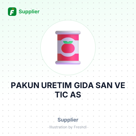 PAKUN URETIM GIDA SAN VE TIC AS – summary card, no photo uploaded yet