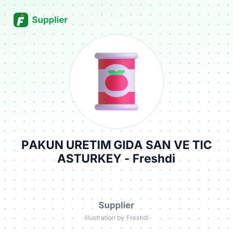PAKUN URETIM GIDA SAN VE TIC ASTURKEY – summary card, no photo uploaded yet