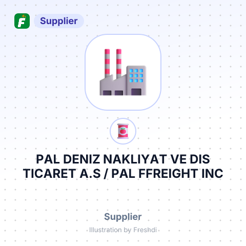 PAL DENIZ NAKLIYAT VE DIS TICARET A.S / PAL FFREIGHT INC – summary card, no photo uploaded yet