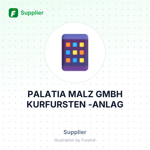 PALATIA MALZ GMBH KURFURSTEN -ANLAG – summary card, no photo uploaded yet