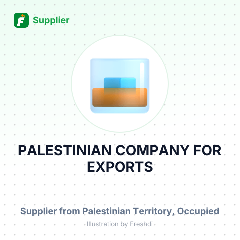 PALESTINIAN COMPANY FOR EXPORTS – summary card, no photo uploaded yet