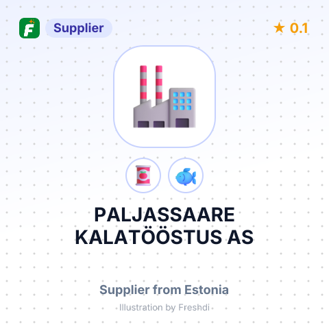 PALJASSAARE KALATÖÖSTUS AS – summary card, no photo uploaded yet