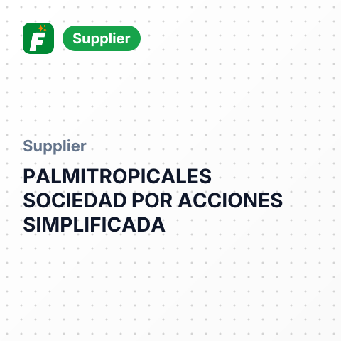PALMITROPICALES SOCIEDAD POR ACCIONES SIMPLIFICADA – summary card, no photo uploaded yet