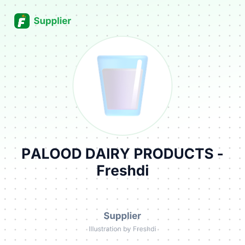 PALOOD DAIRY PRODUCTS – summary card, no photo uploaded yet