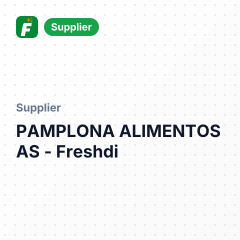 PAMPLONA ALIMENTOS AS – summary card, no photo uploaded yet