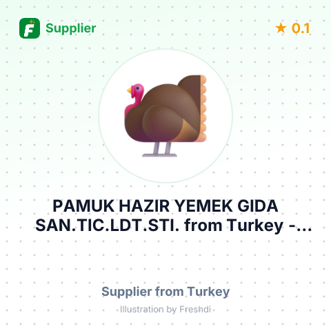 PAMUK HAZIR YEMEK GIDA SAN.TIC.LDT.STI. – summary card, no photo uploaded yet