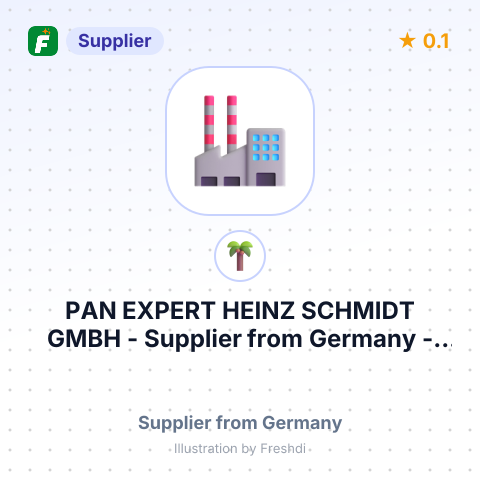 PAN EXPERT HEINZ SCHMIDT GMBH – summary card, no photo uploaded yet