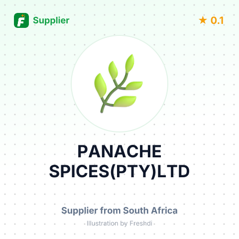 PANACHE SPICES(PTY)LTD – summary card, no photo uploaded yet