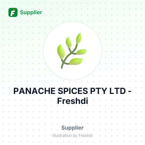 PANACHE SPICES PTY LTD – summary card, no photo uploaded yet