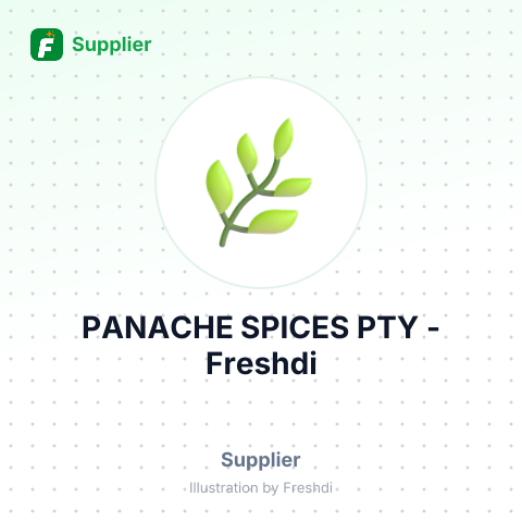 PANACHE SPICES PTY – summary card, no photo uploaded yet