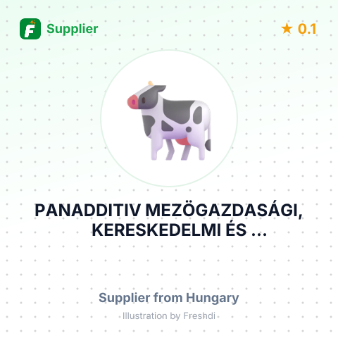 PANADDITIV MEZÖGAZDASÁGI, KERESKEDELMI ÉS SZAKTANÁCSADÓ KFT – summary card, no photo uploaded yet