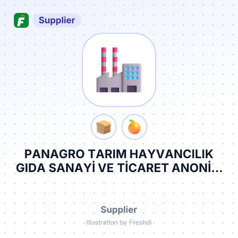 PANAGRO TARIM HAYVANCILIK GIDA SANAYİ VE TİCARET ANONİM ŞİRKETİ – summary card, no photo uploaded yet