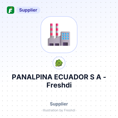 PANALPINA ECUADOR S A – summary card, no photo uploaded yet
