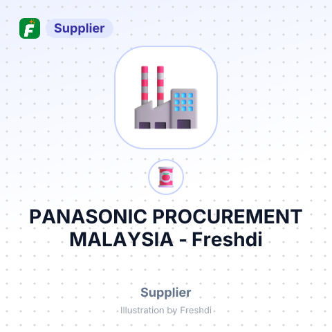 PANASONIC PROCUREMENT MALAYSIA – summary card, no photo uploaded yet