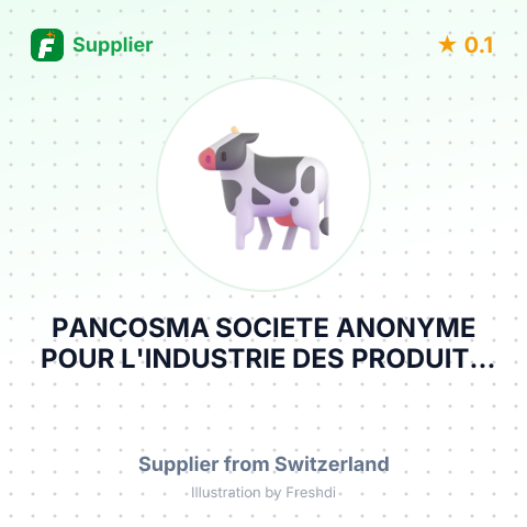 PANCOSMA SOCIETE ANONYME POUR L'INDUSTRIE DES PRODUITS BIOCHIMIQUES – summary card, no photo uploaded yet