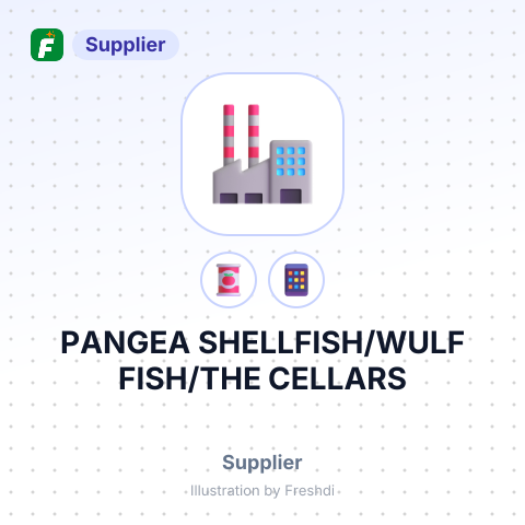 PANGEA SHELLFISH/WULF FISH/THE CELLARS – summary card, no photo uploaded yet