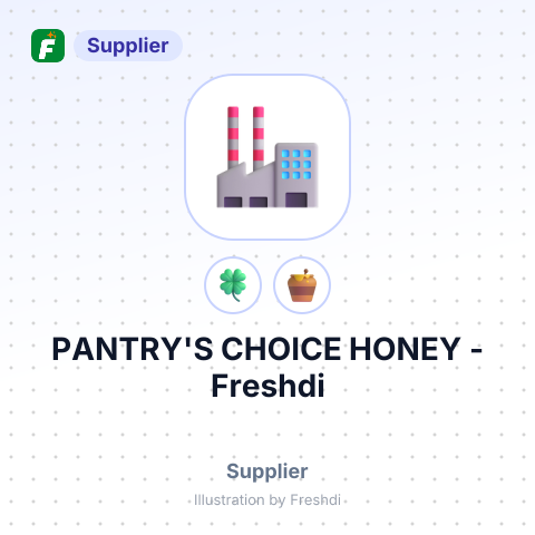 PANTRY'S CHOICE HONEY – summary card, no photo uploaded yet