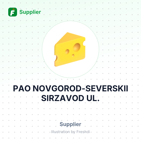 PAO NOVGOROD-SEVERSKII SIRZAVOD UL. – summary card, no photo uploaded yet