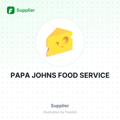PAPA JOHNS FOOD SERVICE – summary card, no photo uploaded yet