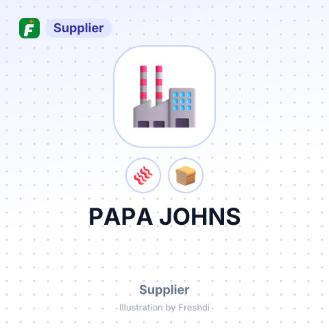 PAPA JOHNS – summary card, no photo uploaded yet