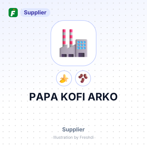 PAPA KOFI ARKO – summary card, no photo uploaded yet