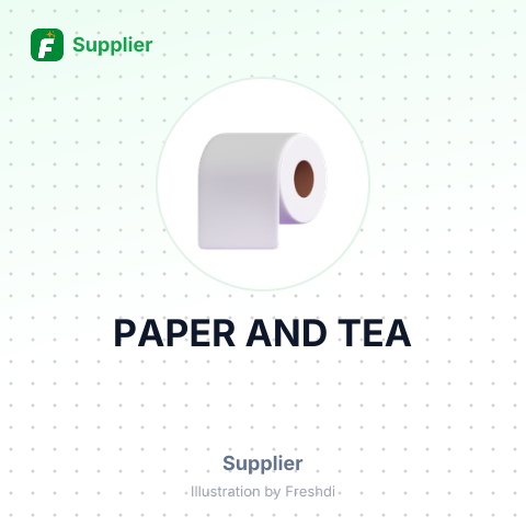 PAPER AND TEA – summary card, no photo uploaded yet