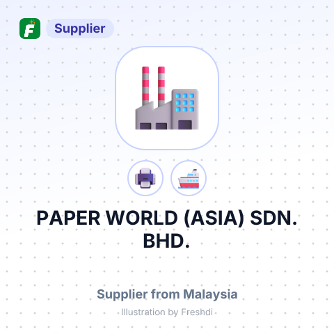 PAPER WORLD (ASIA) SDN. BHD. – summary card, no photo uploaded yet