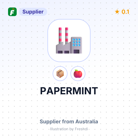 PAPERMINT – summary card, no photo uploaded yet