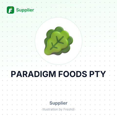 PARADIGM FOODS PTY – summary card, no photo uploaded yet