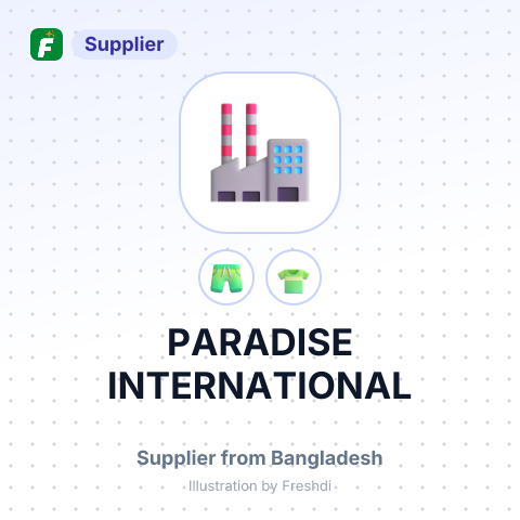 PARADISE INTERNATIONAL – summary card, no photo uploaded yet