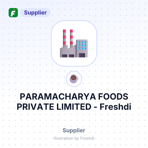 PARAMACHARYA FOODS PRIVATE LIMITED – summary card, no photo uploaded yet