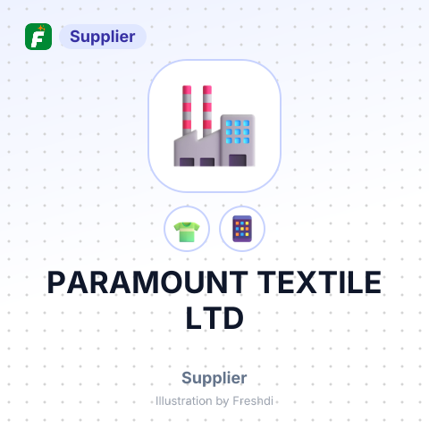 PARAMOUNT TEXTILE LTD – summary card, no photo uploaded yet