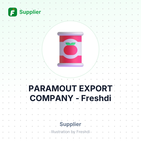 PARAMOUT EXPORT COMPANY – summary card, no photo uploaded yet