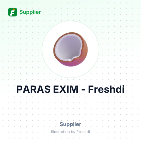 PARAS EXIM – summary card, no photo uploaded yet