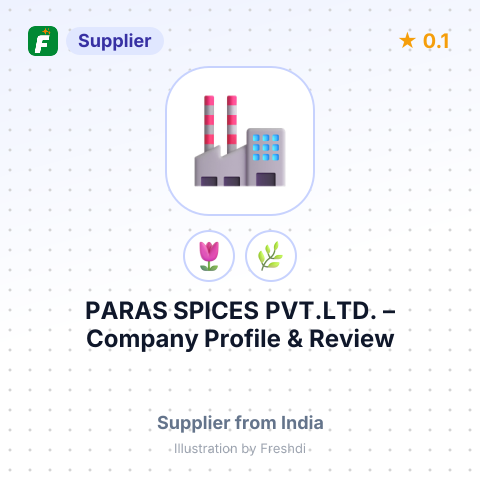 PARAS SPICES PVT.LTD. – summary card, no photo uploaded yet