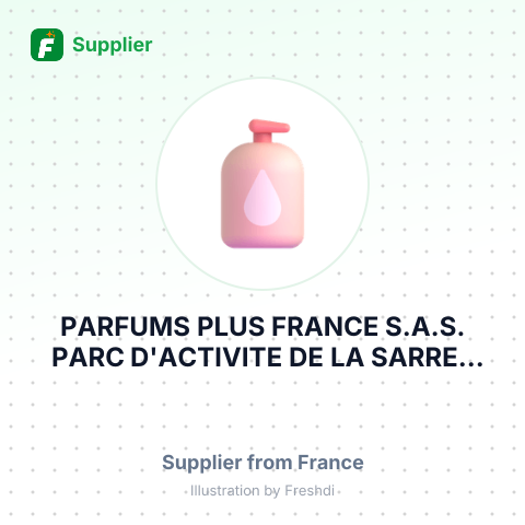 PARFUMS PLUS FRANCE S.A.S. PARC D'ACTIVITE DE LA SARREE ROUTE DE GOURDON 06620 LE BAR SUR LOUP – summary card, no photo uploaded yet