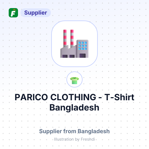 PARICO CLOTHING - T-Shirt Bangladesh – summary card, no photo uploaded yet