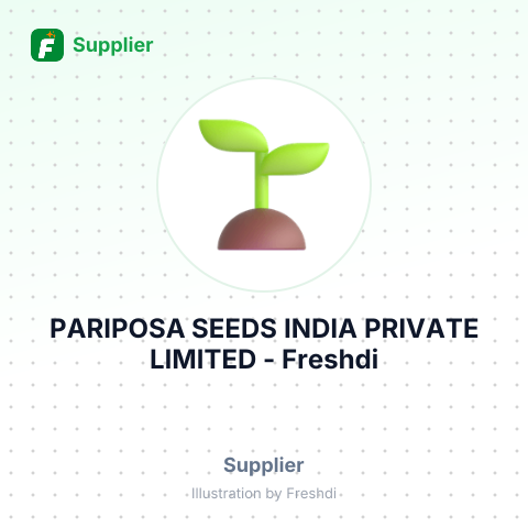 PARIPOSA SEEDS INDIA PRIVATE LIMITED – summary card, no photo uploaded yet