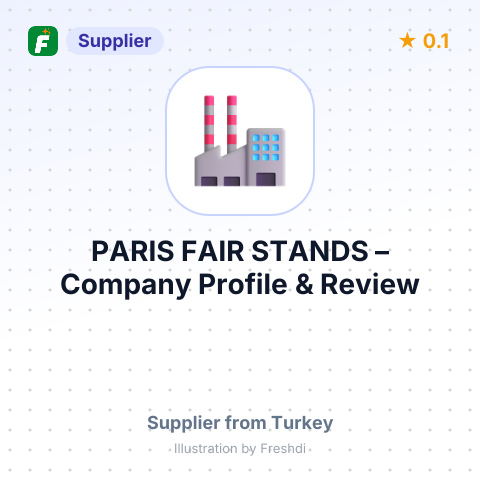 PARIS FAIR STANDS – summary card, no photo uploaded yet