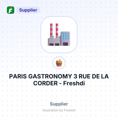 PARIS GASTRONOMY 3 RUE DE LA CORDER – summary card, no photo uploaded yet