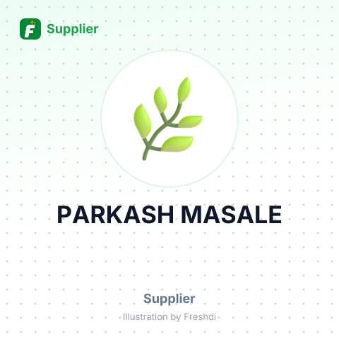 PARKASH MASALE – summary card, no photo uploaded yet