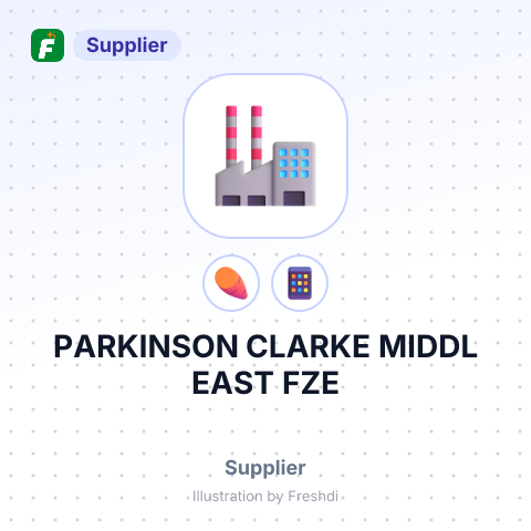 PARKINSON CLARKE MIDDL EAST FZE – summary card, no photo uploaded yet