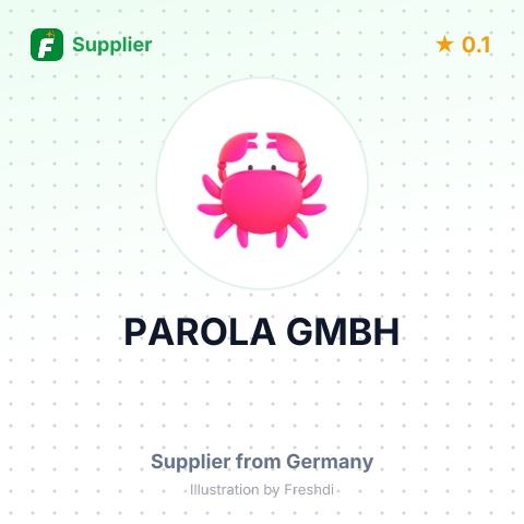 PAROLA GMBH – summary card, no photo uploaded yet
