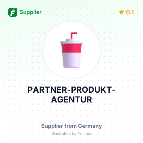 PARTNER-PRODUKT-AGENTUR – summary card, no photo uploaded yet