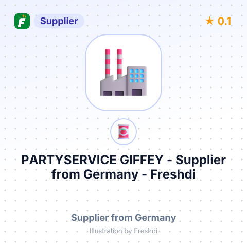 PARTYSERVICE GIFFEY – summary card, no photo uploaded yet
