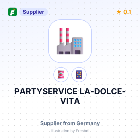 PARTYSERVICE LA-DOLCE-VITA – summary card, no photo uploaded yet
