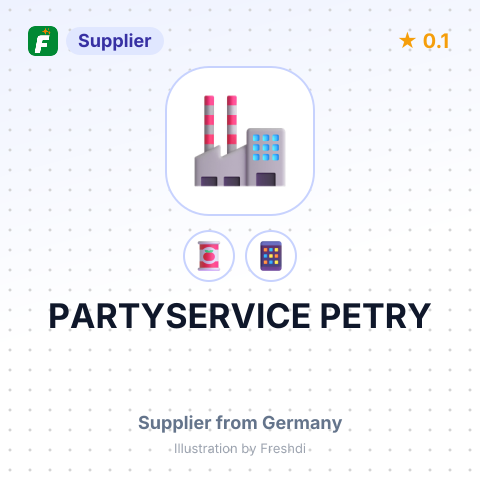 PARTYSERVICE PETRY – summary card, no photo uploaded yet