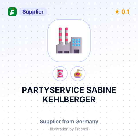 PARTYSERVICE SABINE KEHLBERGER – summary card, no photo uploaded yet