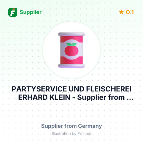 PARTYSERVICE UND FLEISCHEREI ERHARD KLEIN – summary card, no photo uploaded yet